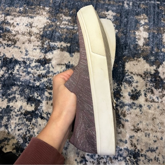 Sketchers Air Cooled Memory Foam Poppy-Cloud Dust Maylar Fleck Knit Slip-On Shoe - Picture 9 of 12